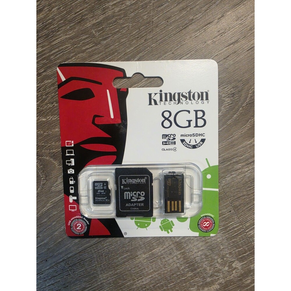 Kingston Micro SD Reader 8 GB Micro SD HC Micro SD Adapter